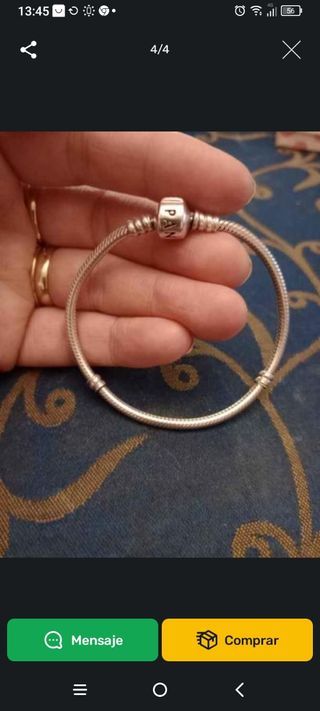 Pulsera Original Pandora plata 🥈 ley 