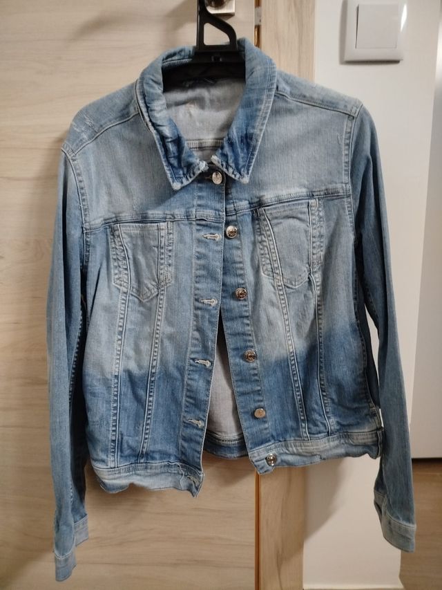 Chaqueta cazadora vaquera mujer. Talla XL