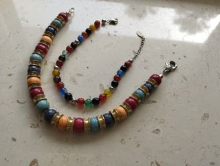 2 bracciali colorati donna 