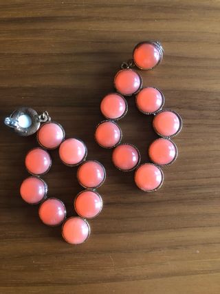 Pendientes color coral