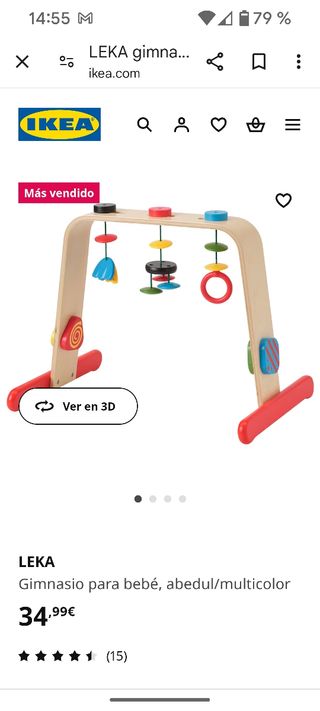 Leka gimnasio bebe ikea