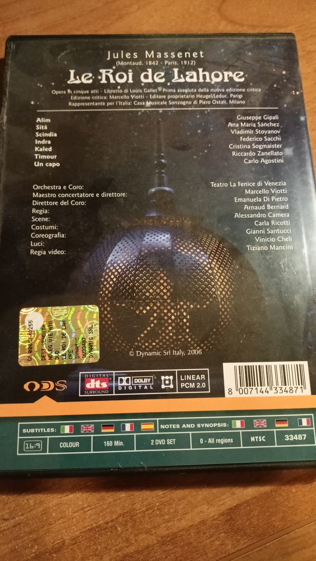 Le Roi de Lahore - Jules Massenet