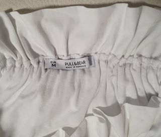 Top palabra honor blanco Pull&Bear S