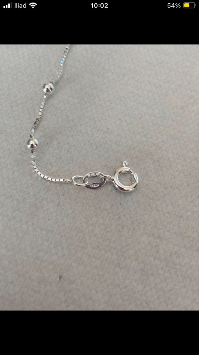 Bracciale argento a palline