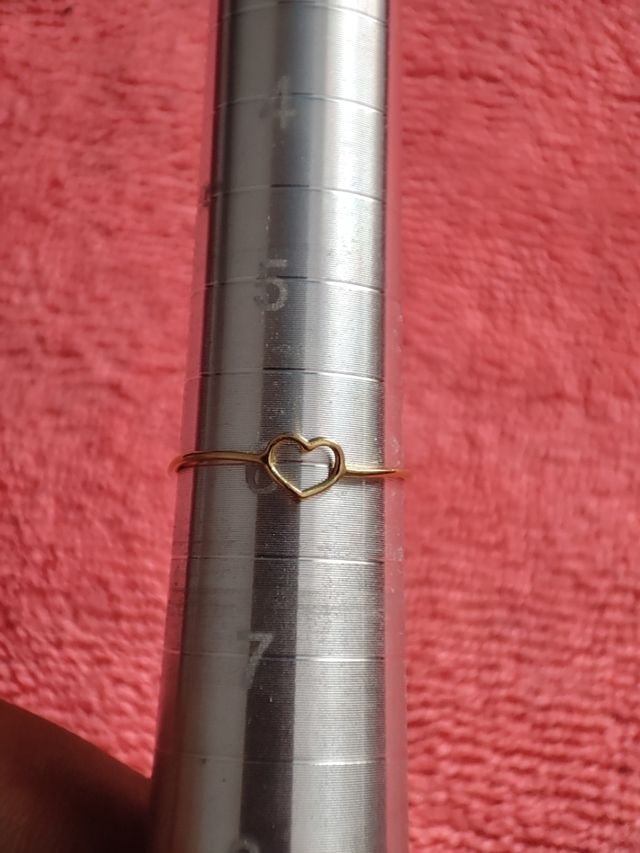 Anillo corazon