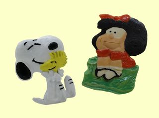 Mafalda Snoopy divertidos imanes de nevera lote