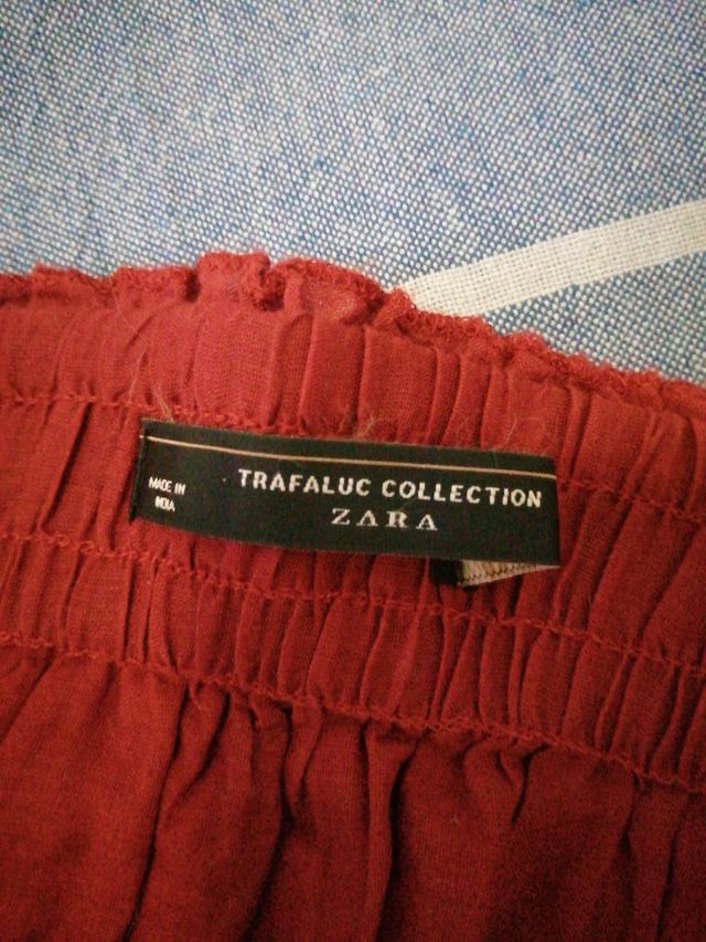 Falda larga zara