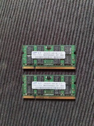 4gb ram DDR2 portátil 