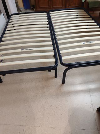 Somier doble de láminas