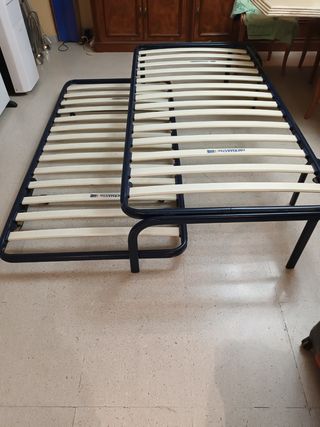 Somier doble de láminas