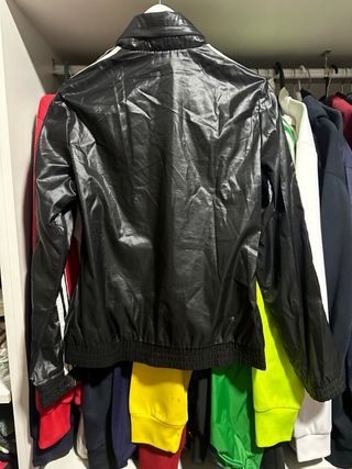 sudaderas adidas originals retro tela brillo    