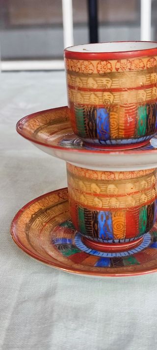 2 tazze da sakè Kutani