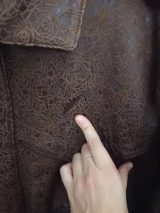 Vintage Retro Bomber Jacket Oversize Marrón