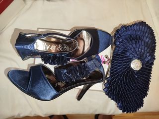 Conjunto zapatos y bolso fiesta