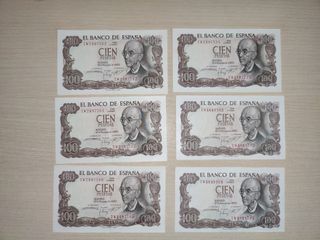 L66* 6 billts 100 pta serie 7W-últ.emit. x19€/todo