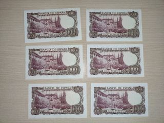L66* 6 billts 100 pta serie 7W-últ.emit. x19€/todo