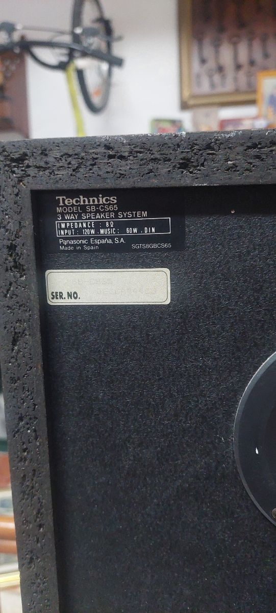 altavoces tecnichs  pareja