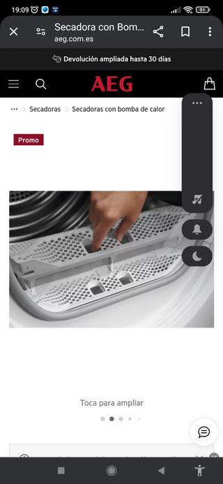 Secadora AEG