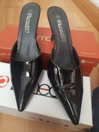 Zapatos sin talón 