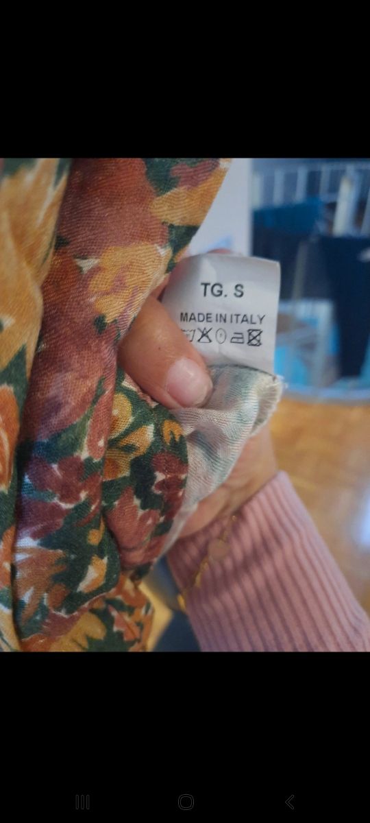 Camicia maniche 3/4 tg S Malica