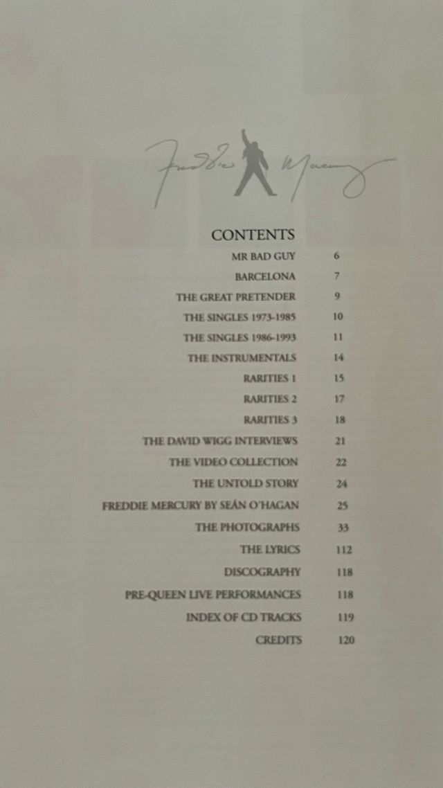 FREDDIE MERCURY THE SOLO COLLECTION