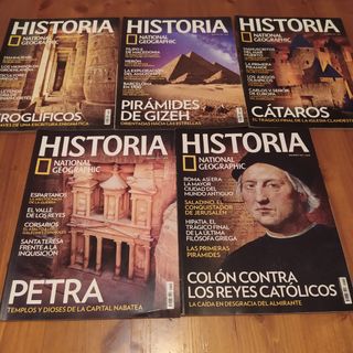 Lote 41 Revistas Historia, National Geographic