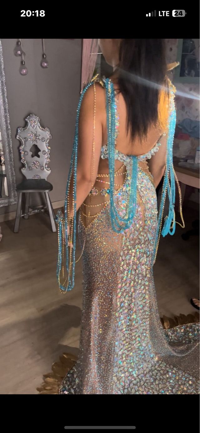 Vestido de segundas novia gitana jackelin castro