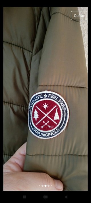 Abrigo o chaqueta mujer acolchada Springfield 42