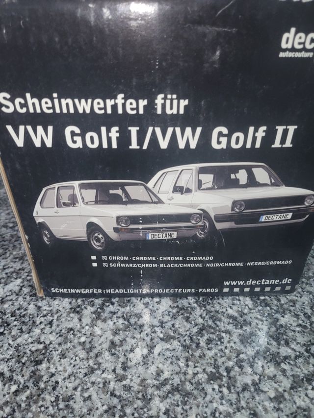 Faros golf mk1 mk2 ahumados.