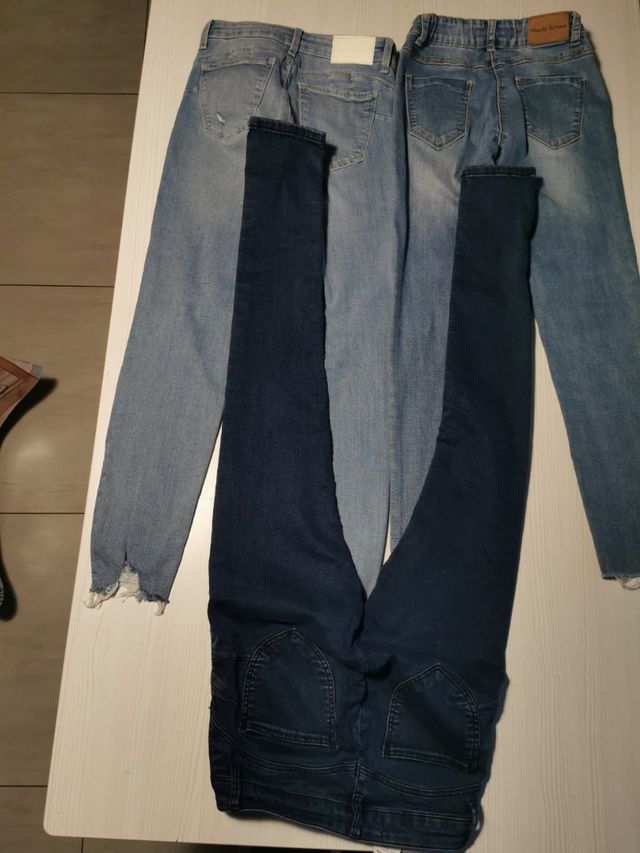 Jeans 3 paia per ragazzi/e anni 10