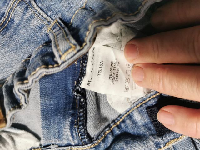 Jeans 3 paia per ragazzi/e anni 10