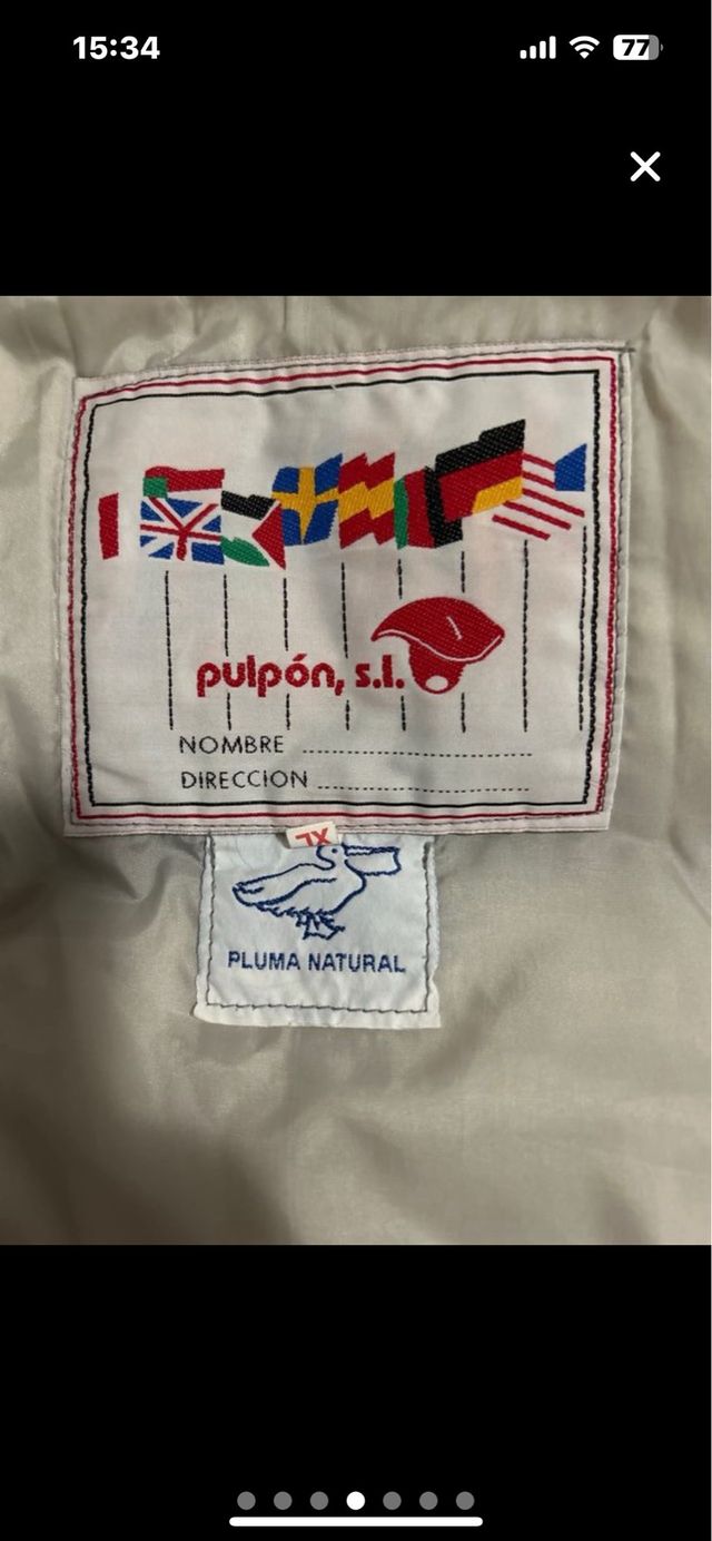 Plumas pulpon talla XL