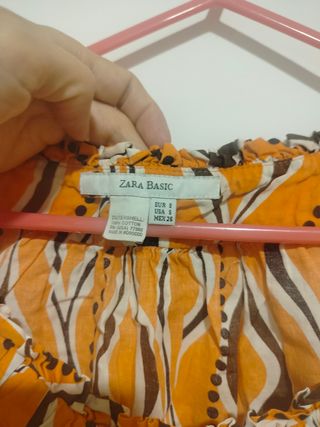 Blusa estampada de Zara 