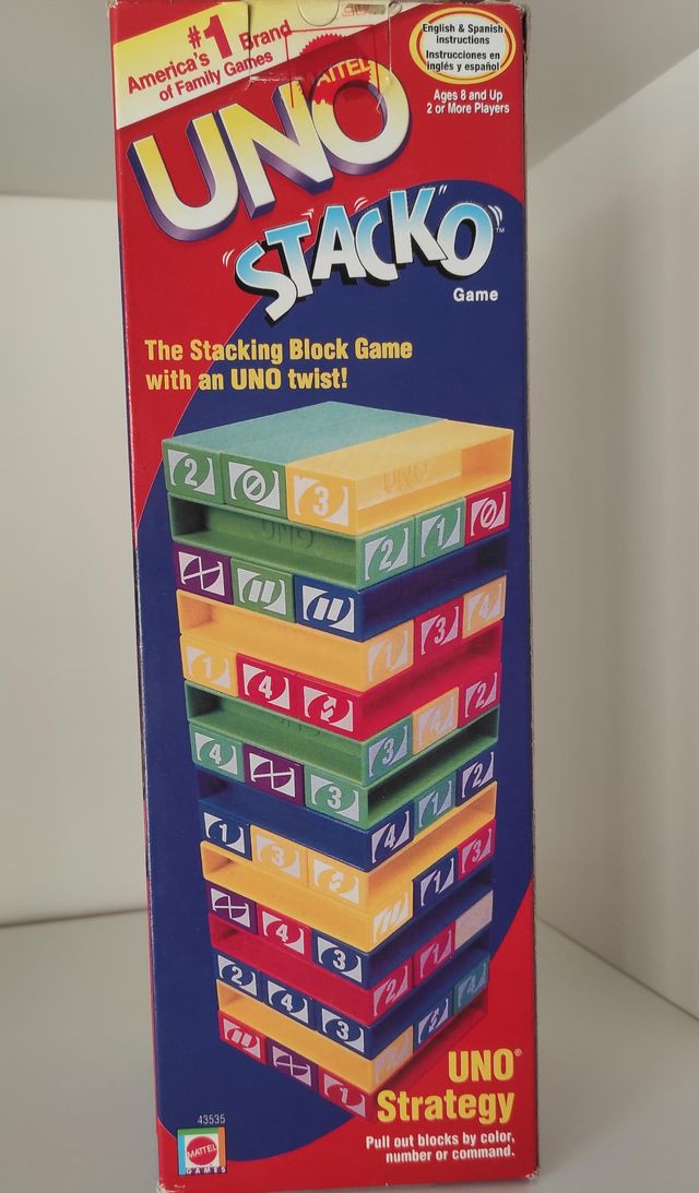 Uno Stako - Juego de mesa (Mattel)