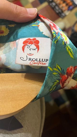 Blusa de rollup couture