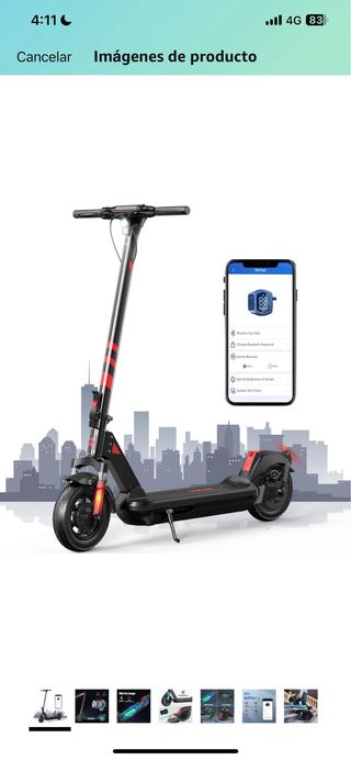 Patín eléctrico RCB 500W 32km 150kg carga