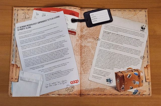 Album figurine WWF 2012 Il giro del mondo in 180 f