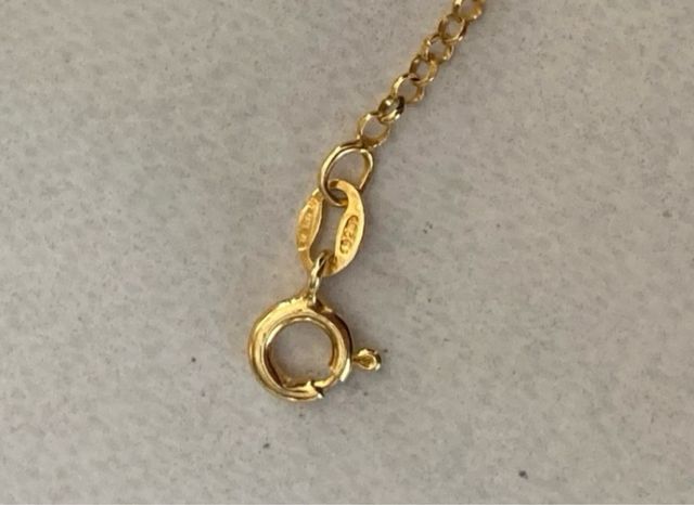 Collana argento dorato