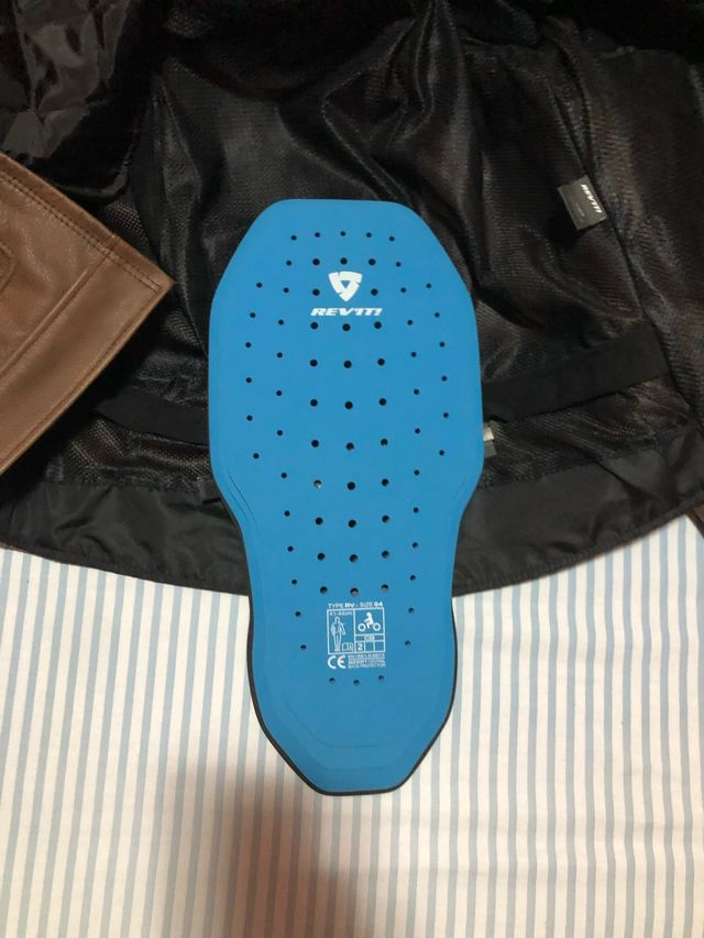 Chaqueta de moto Revit REDHOOK color marrón