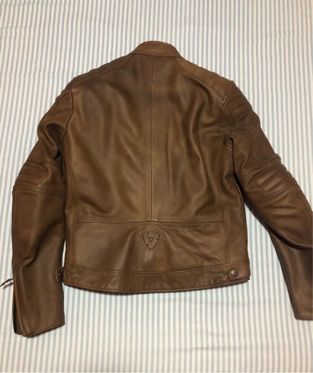 Chaqueta de moto Revit REDHOOK color marrón