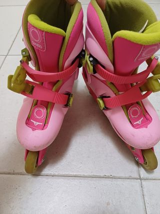 Patines en línea Oxelo 28 29 30+rodilleras coderas