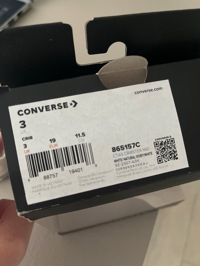 Scarpe neonato Converse