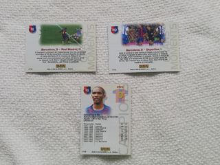 LOTE CROMOS BARCELONA MEGACRACKS 04 05