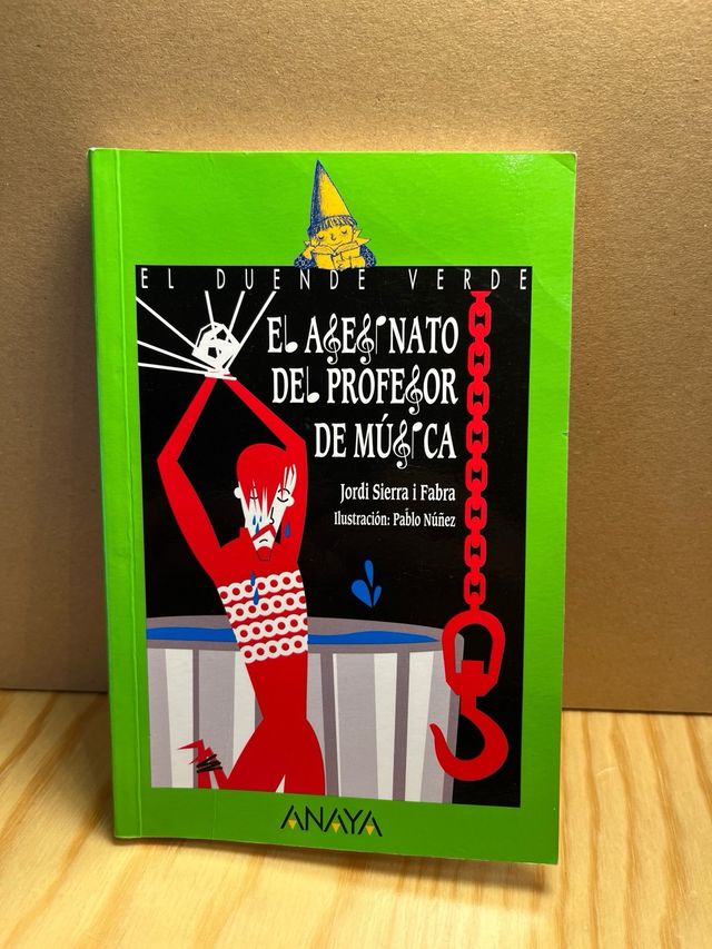 Libro El Asesinato del Profesor de Musica