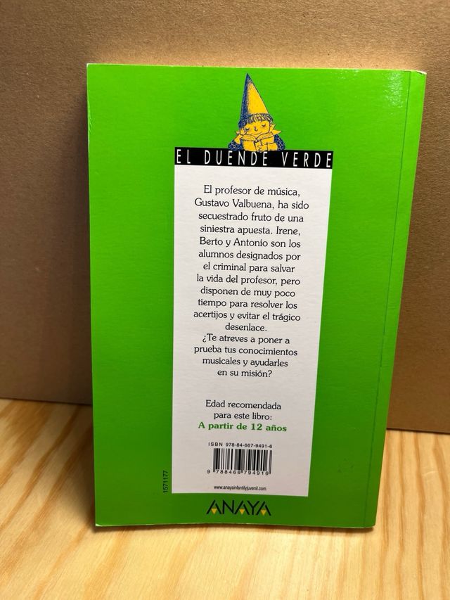 Libro El Asesinato del Profesor de Musica