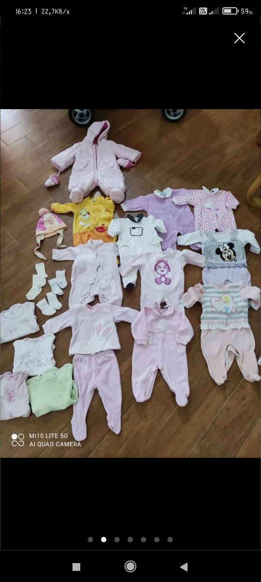 Set invernale neonata 3/6 mesi