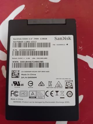 DISCO DURO SSD 128 GB SANDISK