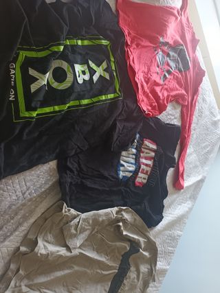 Camisetas zara , xbox ...lote