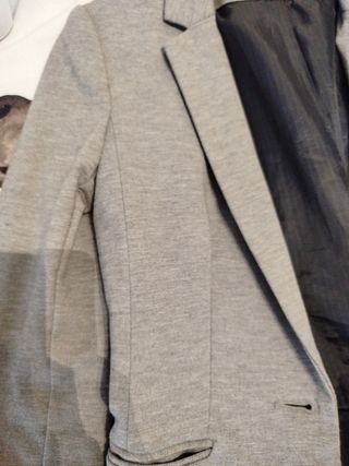 Chaqueta americana gris 🩶