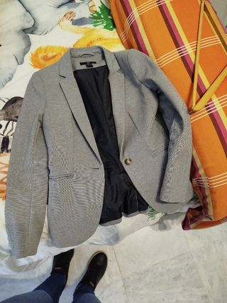 Chaqueta americana gris 🩶